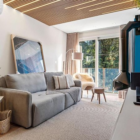 Apartamento Bellagio 2 Suites E Piscina By Achei Canela Dış mekan fotoğraf