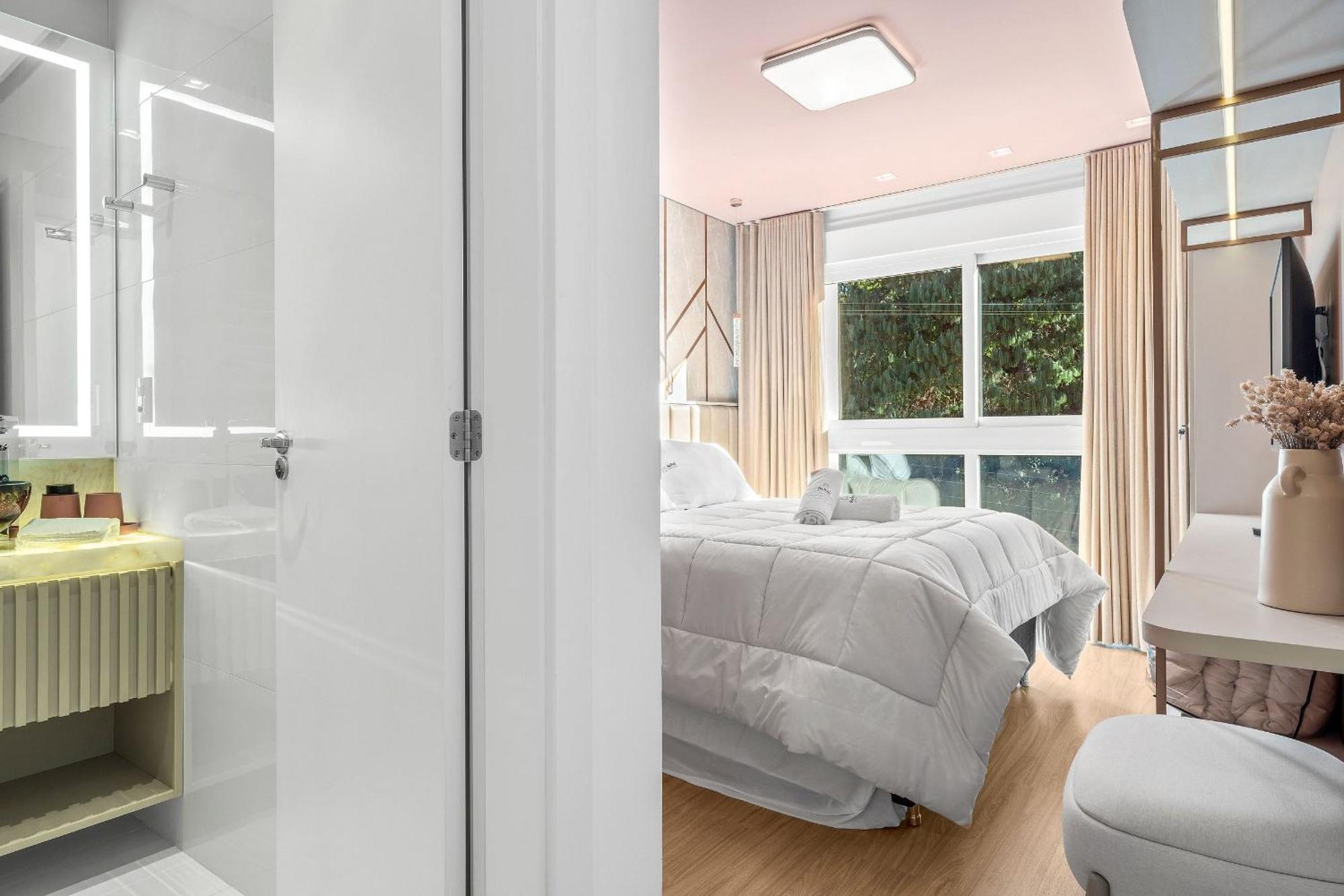 Apartamento Bellagio 2 Suites E Piscina By Achei Canela Dış mekan fotoğraf
