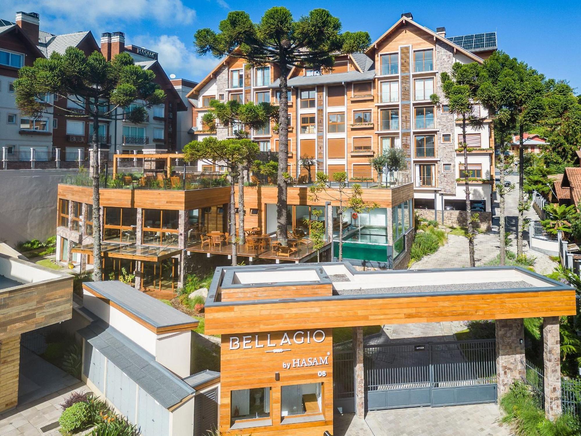 Apartamento Bellagio 2 Suites E Piscina By Achei Canela Dış mekan fotoğraf